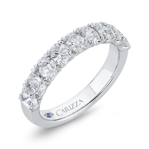 Oval Diamonds Wedding Band CARIZZA CAO0421BH-37W-1.25