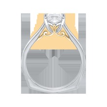 Load image into Gallery viewer, Princess Cut Diamond Solitaire Engagement Ring CARIZZA CAP0038E-WY
