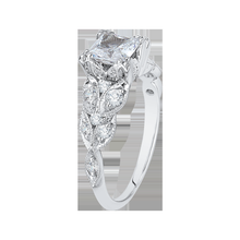 Load image into Gallery viewer, Semi-Mount Princess Diamond Engagement Ring CARIZZA CAP0043E-37W
