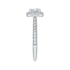 Vintage Princess Cut Diamond Engagement Ring CARIZZA CAP0042E-37W
