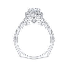 Load image into Gallery viewer, Princess Cut Diamond Engagement Ring CARIZZA CAP0085E-37W
