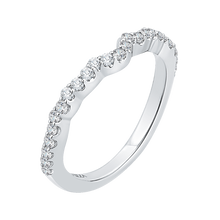 Load image into Gallery viewer, Twisted diamond Wedding Band CARIZZA CAQ0175BH-37W
