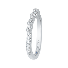 Load image into Gallery viewer, Twisted diamond Wedding Band CARIZZA CAQ0175BH-37W
