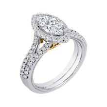 Load image into Gallery viewer, Marquise Cut Vintage Engagement Ring CARIZZA CAQ0193EH-37WY-1.50
