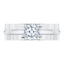 Load image into Gallery viewer, Cushion Cut Diamond Solitaire Engagement Ring CARIZZA CAU0038E-WP
