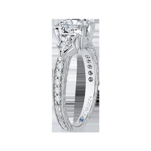 Load image into Gallery viewer, Vintage Cushion Cut Diamond Engagement Ring CARIZZA CAU0046E-37W

