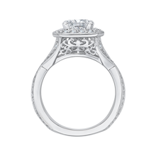 Load image into Gallery viewer, Cushion Cut Diamond Engagement Ring CARIZZA CAU0080E-37W
