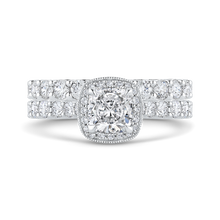 Load image into Gallery viewer, Semi-Mount Cushion Diamond Engagement Ring CARIZZA CAU0454EH-37W-1.10
