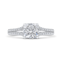 Load image into Gallery viewer, Semi-Mount Cushion Cut Diamond Engagement Ring CARIZZA CAU0525EH-37W-1.50
