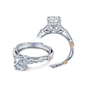 Verragio Pave & Bezel Set Diamond Engagement Ring D-100