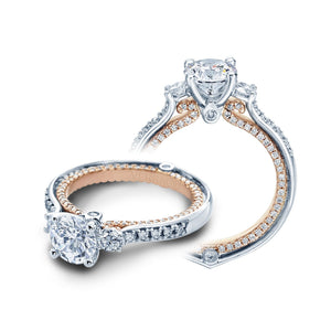Verragio Couture 0422DR-2T 3-Stone 0.65CTW Side Diamond Engagement Ring