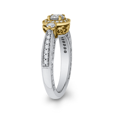Load image into Gallery viewer, Round White Diamond Fashion Ring Luminous ES0885ECT-42WY
