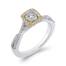 Load image into Gallery viewer, Round Diamond Crossover Shank Fashion Ring Luminous ES0892ECT-42WY

