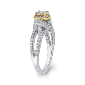 Split Shank Round Diamond Fashion Ring Luminous ES0893ECT-42WY