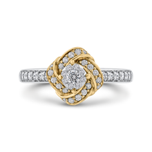 Load image into Gallery viewer, Round Diamond Knotted Fashion Ring Luminous ES0902ECT-42WY
