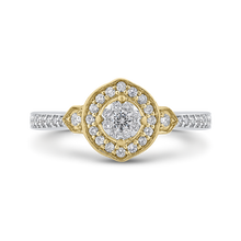 Load image into Gallery viewer, Yellow and White Gold Diamond Fashion Ring Luminous ES0903ECT-42WY
