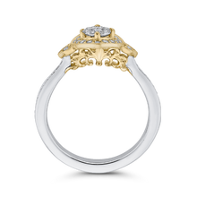 Load image into Gallery viewer, Yellow and White Gold Diamond Fashion Ring Luminous ES0903ECT-42WY
