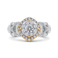 Load image into Gallery viewer, Round White Diamond Fashion Ring Luminous ES0906ECT-42WY
