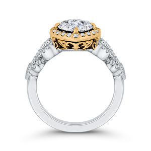 Round White Diamond Fashion Ring Luminous ES0906ECT-42WY