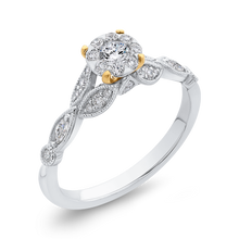 Load image into Gallery viewer, 1/2 ct Round Diamond Fashion Ring Luminous ES0914ECT-42WY
