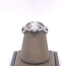 Load image into Gallery viewer, 18Kt Gold Semi Mount 0.33 Carat Weight Diamond Ring
