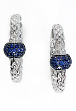 Load image into Gallery viewer, EFFY 925 STERLING SILVER SAPPHIRE EARRINGS

