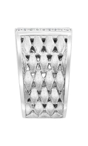 Effy 925 Sterling Silver Diamond & Onyx Ring