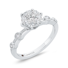 Load image into Gallery viewer, Round Diamond Engagement Ring Luminous LUR0063-42W-1.50
