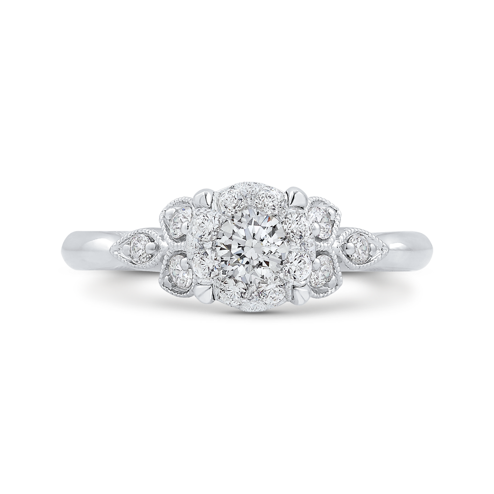 Round Diamond Engagement Ring Luminous LUR0097-42W-1.00