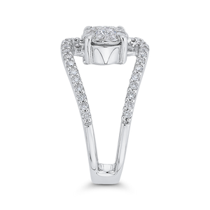 Two Stone Round Diamond Fashion Ring Luminous LUR0098-42W-1.00