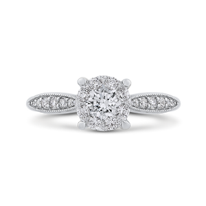 Round Diamond Engagement Ring Luminous LUR0154-42W-1.50