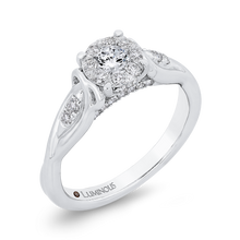 Load image into Gallery viewer, Round Diamond Engagement Ring Luminous LUR0198-42W-1.00
