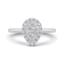 Load image into Gallery viewer, Pear Shape Halo Engagement Ring Luminous LURA0233-42W-1.00
