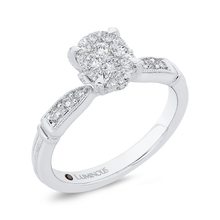 Load image into Gallery viewer, Oval Diamond Engagement Ring Luminous LURO0187-42W-1.00
