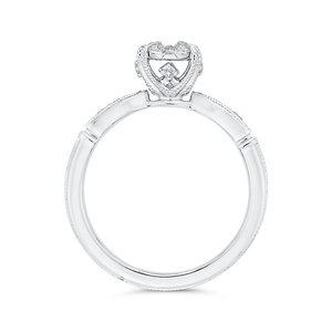 Oval Diamond Engagement Ring Luminous LURO0187-42W-1.00