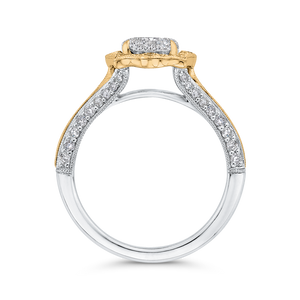 Oval Cut Diamond Engagement Ring Luminous LURO0239-42WY-1.50