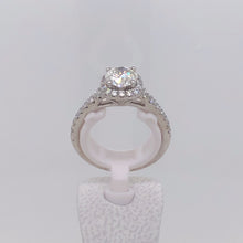Load image into Gallery viewer, Ladies Scott Kay Semi Mount with 0.46ctwt Diamonds and Round Center Diamond 1.01ctwt
