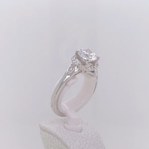 Ladies Scott Kay Semi Mount with 0.17 Carat Weight Diamond Ring