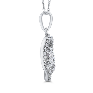 Diamond Swirl Fashion Pendant with Chain Luminous PE1164T-42W