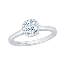 Load image into Gallery viewer, Plain Shank Round Diamond Engagement Ring Promezza PR0006EC-02W
