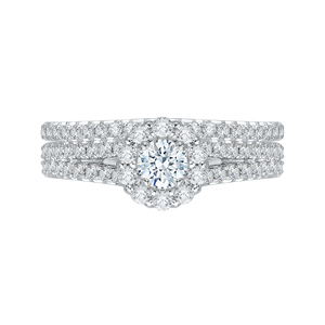 Split Shank Diamond Engagement Ring Promezza PR0011EC-02W
