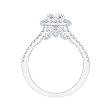 Load image into Gallery viewer, Split Shank Round Diamond Engagement Ring Promezza PR0016EC-02W
