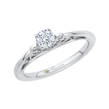 Load image into Gallery viewer, Round Diamond Solitaire Engagement Ring Promezza PR0020EC-02W-.25

