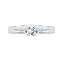 Load image into Gallery viewer, Round Diamond Solitaire Engagement Ring Promezza PR0020EC-02W-.25
