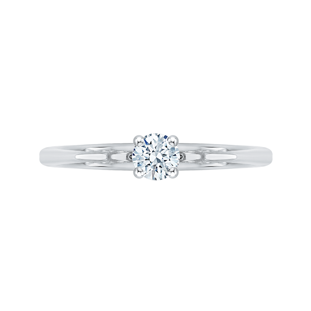 Diamond Solitaire Engagement Ring Promezza PR0020EC-02W-.33