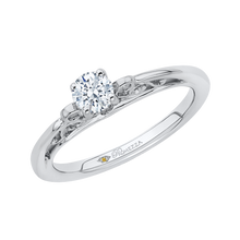 Load image into Gallery viewer, Round Diamond Solitaire Engagement Ring Promezza PR0020EC-02W-.50
