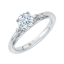 Load image into Gallery viewer, Solitaire Engagement Ring with Round Diamond Promezza PR0020EC-02W-.75

