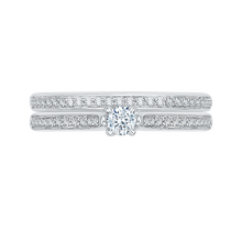 Load image into Gallery viewer, Channel Set Engagement Ring with Round Diamond Promezza PR0022EC-02W-0.20
