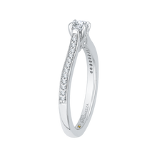 Load image into Gallery viewer, Round Cut Diamond Engagement Ring Promezza PR0022EC-02W
