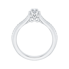 Load image into Gallery viewer, Round Cut Diamond Engagement Ring Promezza PR0022EC-02W
